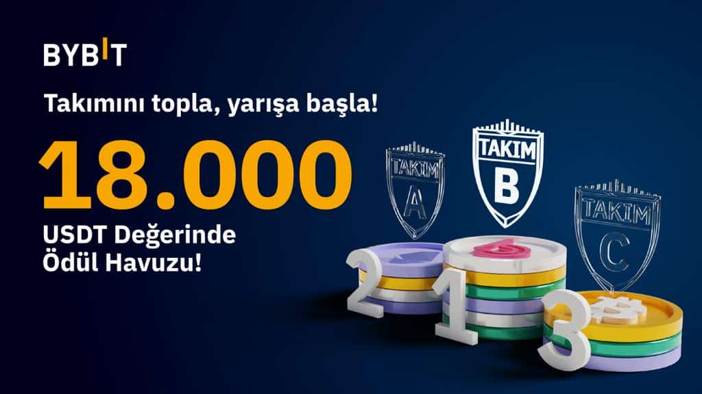 Bybit Türkiye'den trading yeteneklerini gösterenlere özel yarışma: Tam 18 bin USDT'lik büyük ödül!