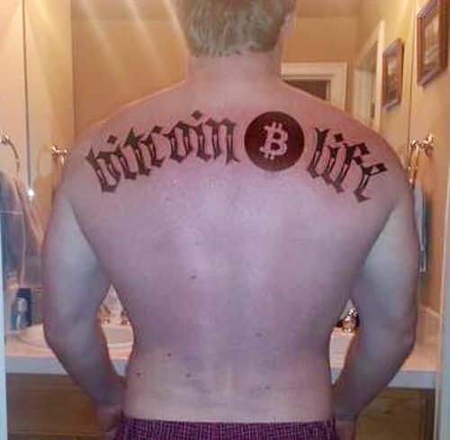 Bitcoin tattoo