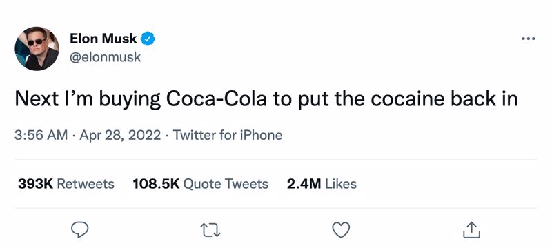 'Coca Cola'ya tekrar kokain koyacak' olan Elon Musk intikam mı aldı? 